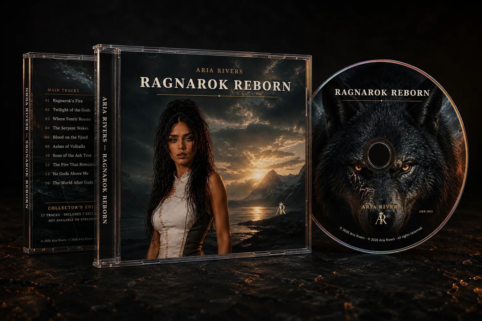 Ragnarok Reborn collector’s edition jewel case and printed CD